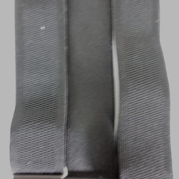 Suspender Mens Black Clip on Y Back Adjustable Strap Stretch Silver Adult Formal - Picture 5 of 7